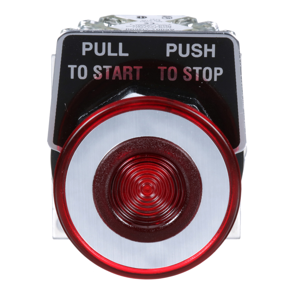 Mayer-DDS-30mm Push Button, Type K, push pull operator, red mushroom cap, 1 NO and 1 NC-2