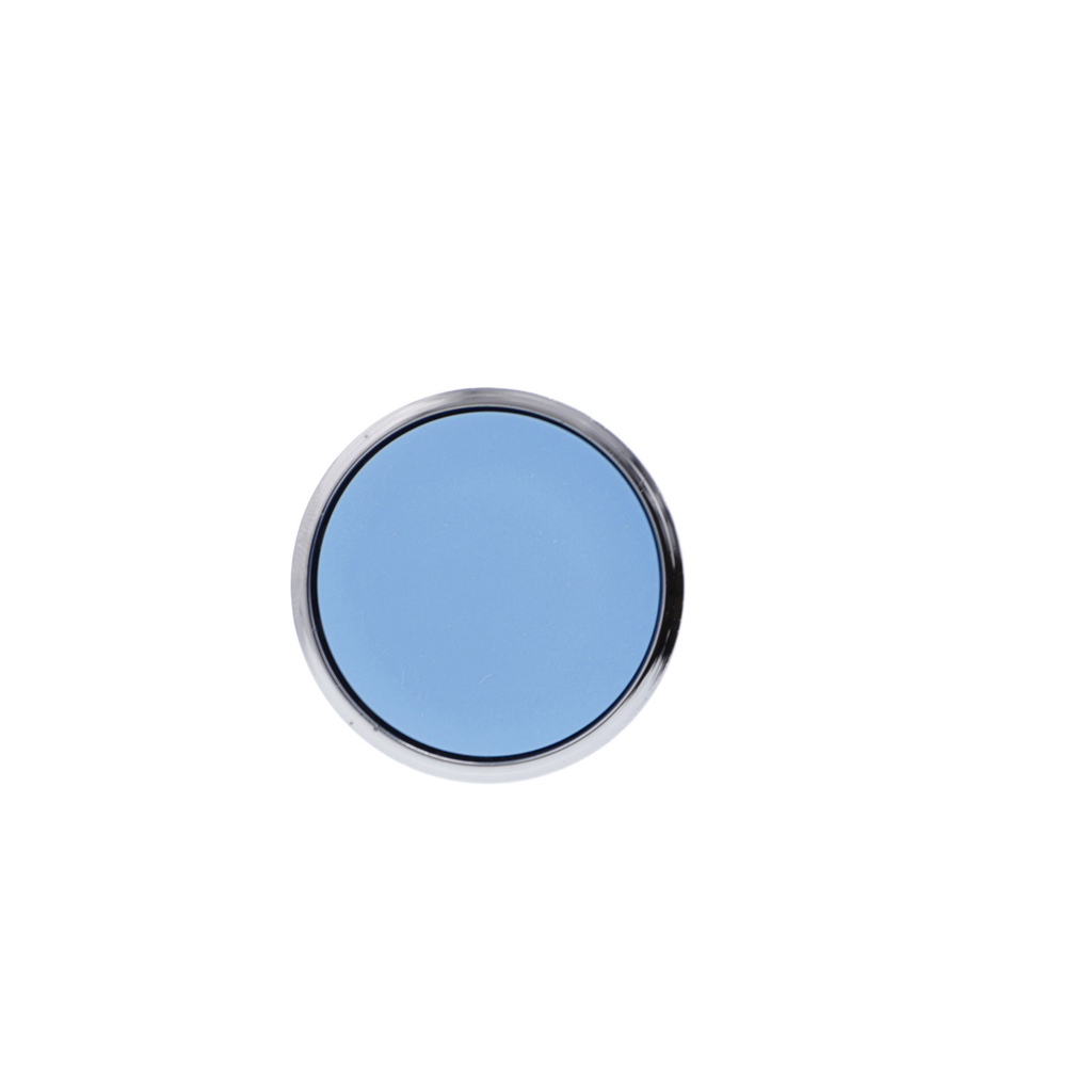 Mayer-DDS-Head for non illuminated push button, Harmony XB4, metal, flush, blue, 22mm, spring return, unmarked-2