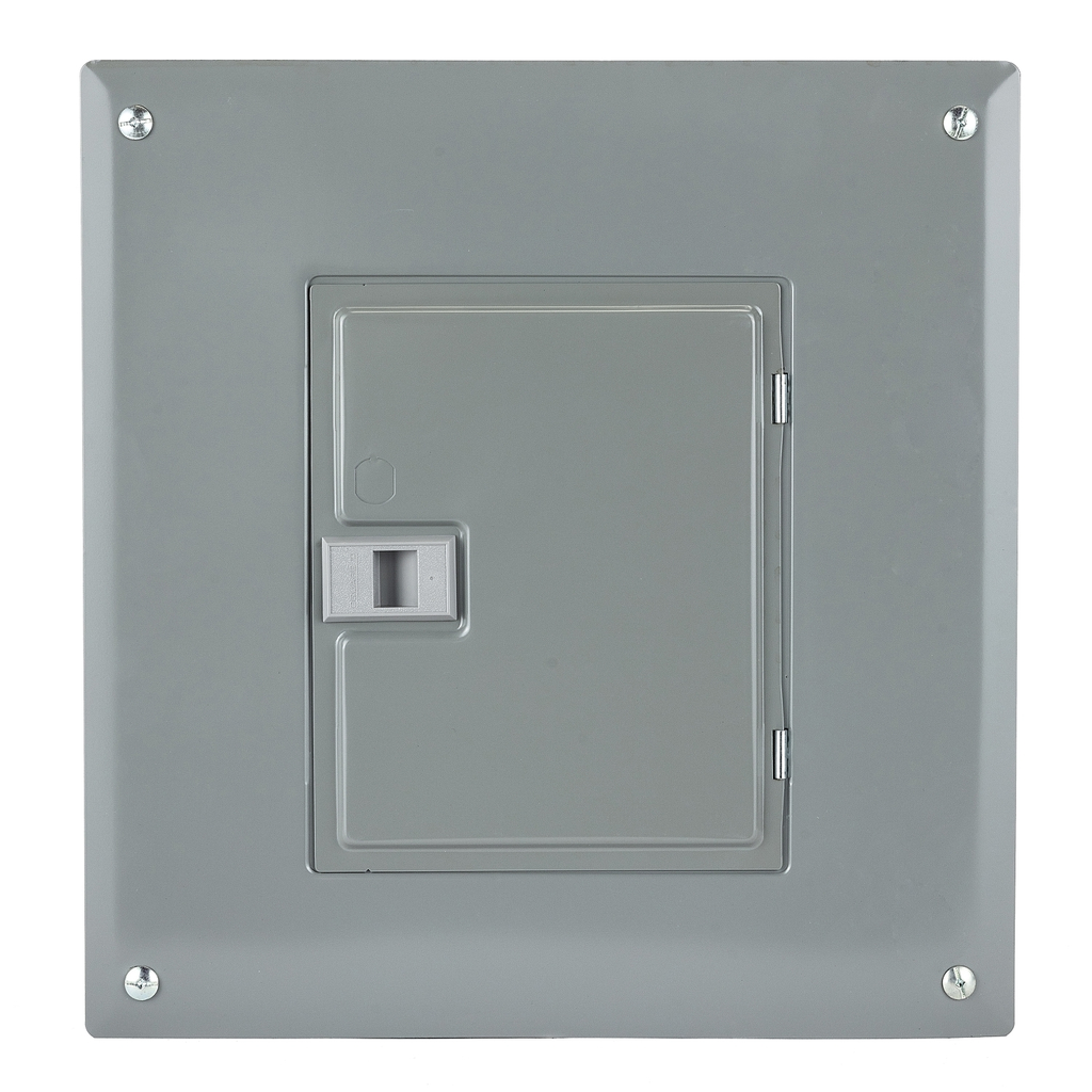 Mayer-DDS-Load center, QO, 1 phase, 12 spaces, 24 circuits, 125A convertible main lugs, PoN, NEMA1, gnd bar, combo cover-2