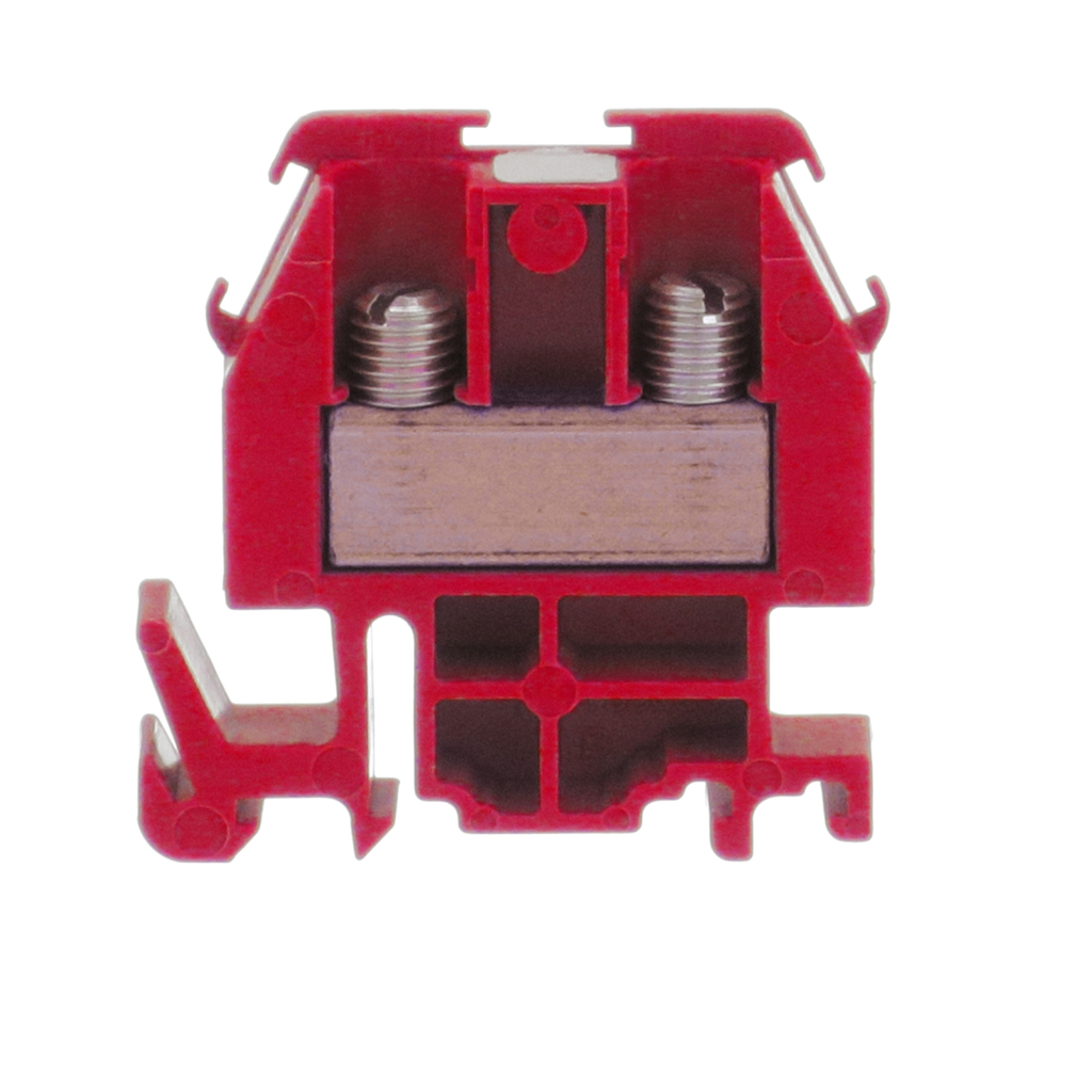 Mayer-DDS-Terminal block, Linergy, box lug connector, red colored block, 60A, 600V-2