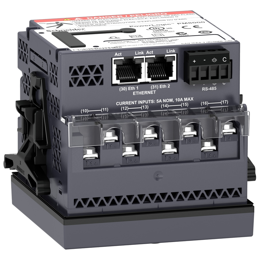 Mayer-DDS-Power quality meter, PowerLogic ION7400, Standard, integrated display, 512 MB, 256 s/c, THD, RVC-2