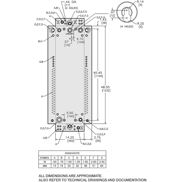 Mayer-DDS-Load center, Homeline, 1 phase, 60 spaces, 120 circuits, 225A convertible main lugs, PoN, NEMA1, combo cover-2
