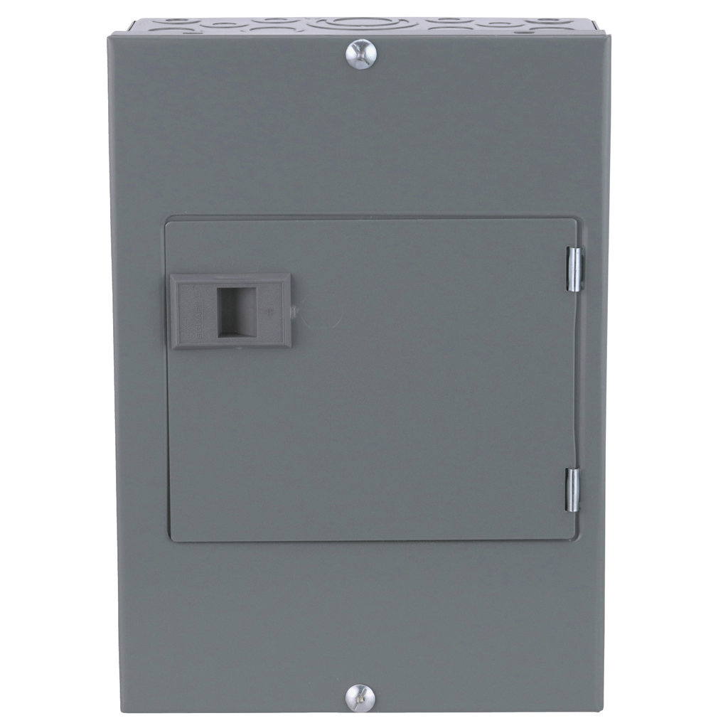 Mayer-DDS-Load center, QO, 1 phase, 8 spaces, 16 circuits, 100A fixed main lugs, NEMA1, door surface cover-2