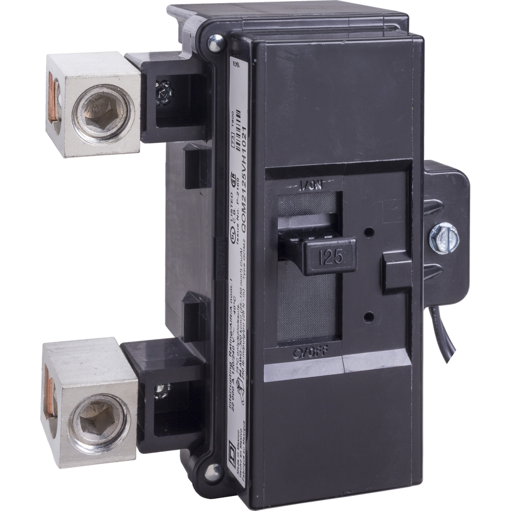 Mayer-DDS-Main breaker, QO, 125A, 2 pole, 120/240VAC, 22kA, bolt on, AC shunt-1