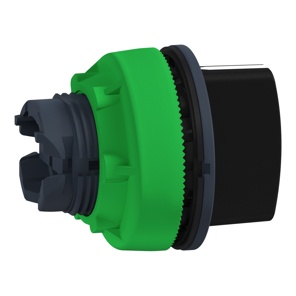 Mayer-DDS-Head for selector switch, Harmony XB5, flush mounted selector switch head, plastic, black, 30mm, 3 positions, spring return to center-2