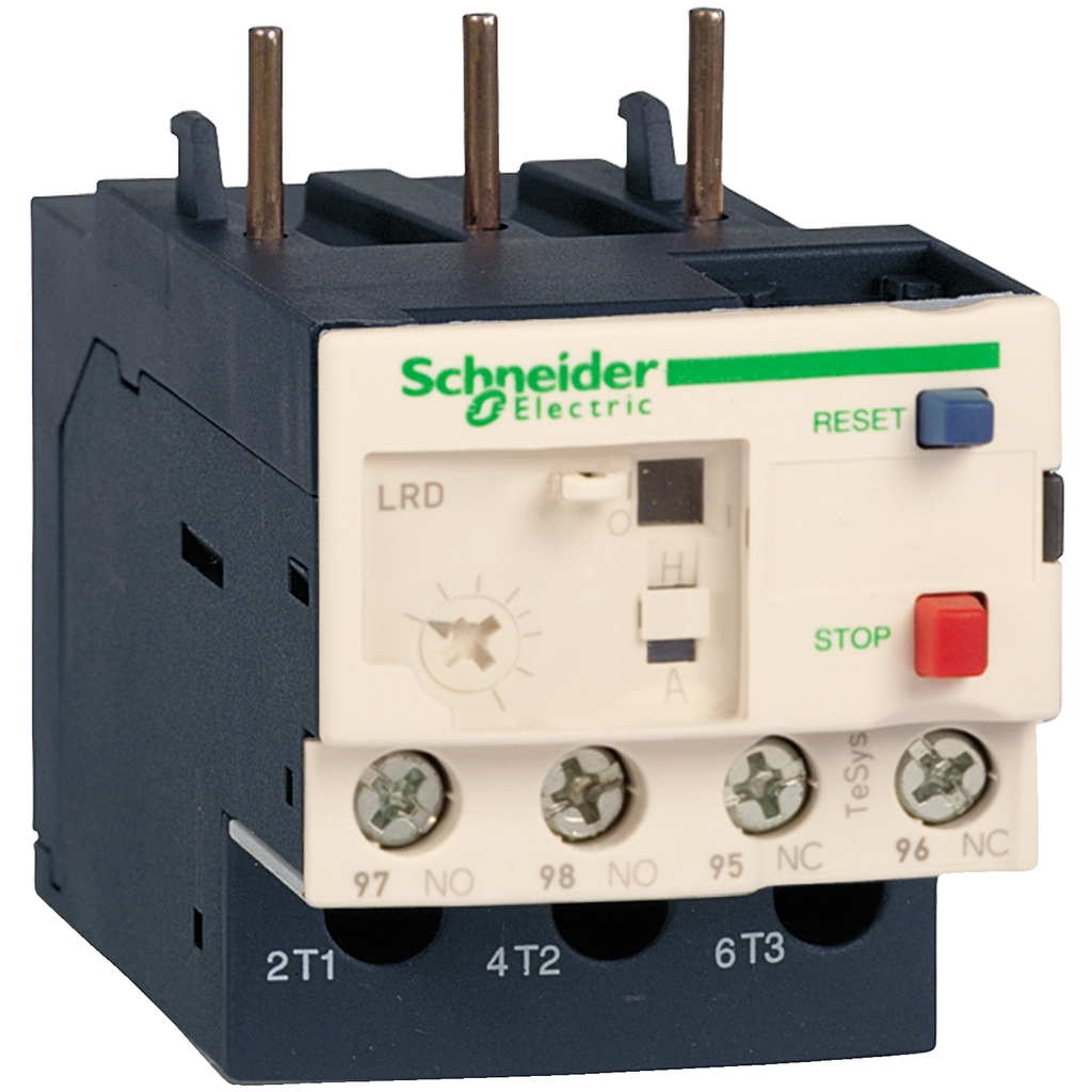 Mayer-DDS-Thermal overload relay, TeSys Deca, 690VAC, 0.1 to 0.16A, 1NO+1NC, class 10A, for unbalanced loads-1
