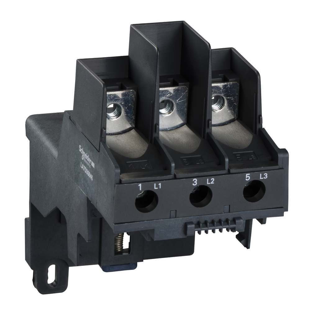Mayer-DDS-Adapter terminal block,TeSys Deca,for separate mounting of LR2D3**/LR3D3**,lugs connection-1