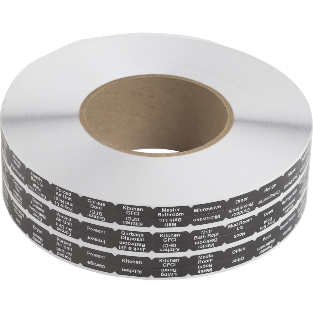 Mayer-DDS-Load center accessory, QO, label, home directory, 1 thru 42-1