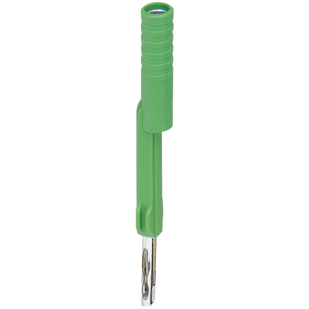Mayer-DDS-Test adapter, Linergy TR, for 4mm safety test plug, lockable, green for NSYTRV62TT-1