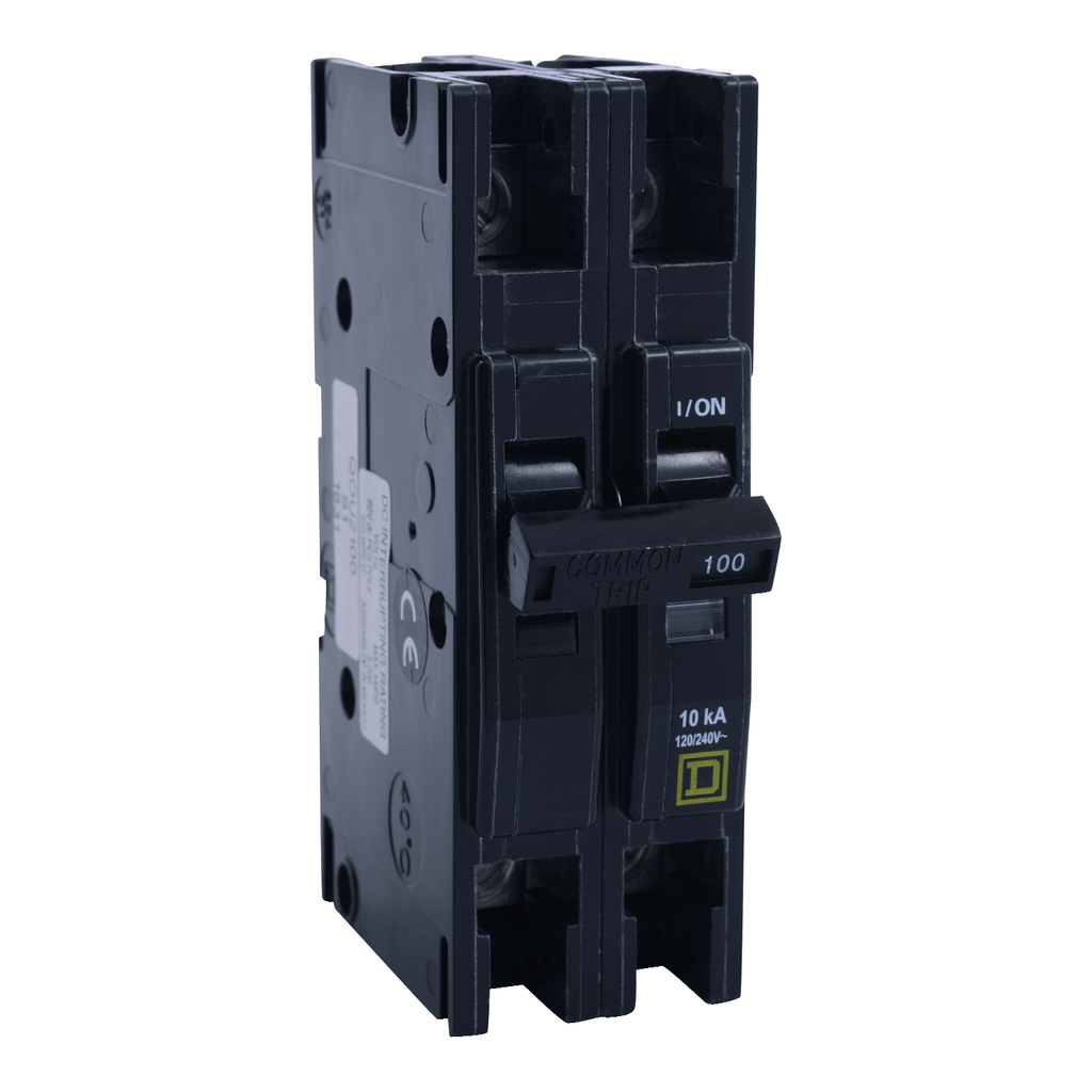 Mayer-DDS-Mini circuit breaker, QOU, 100A, 2 pole, 120/240 VAC, 10kA-2