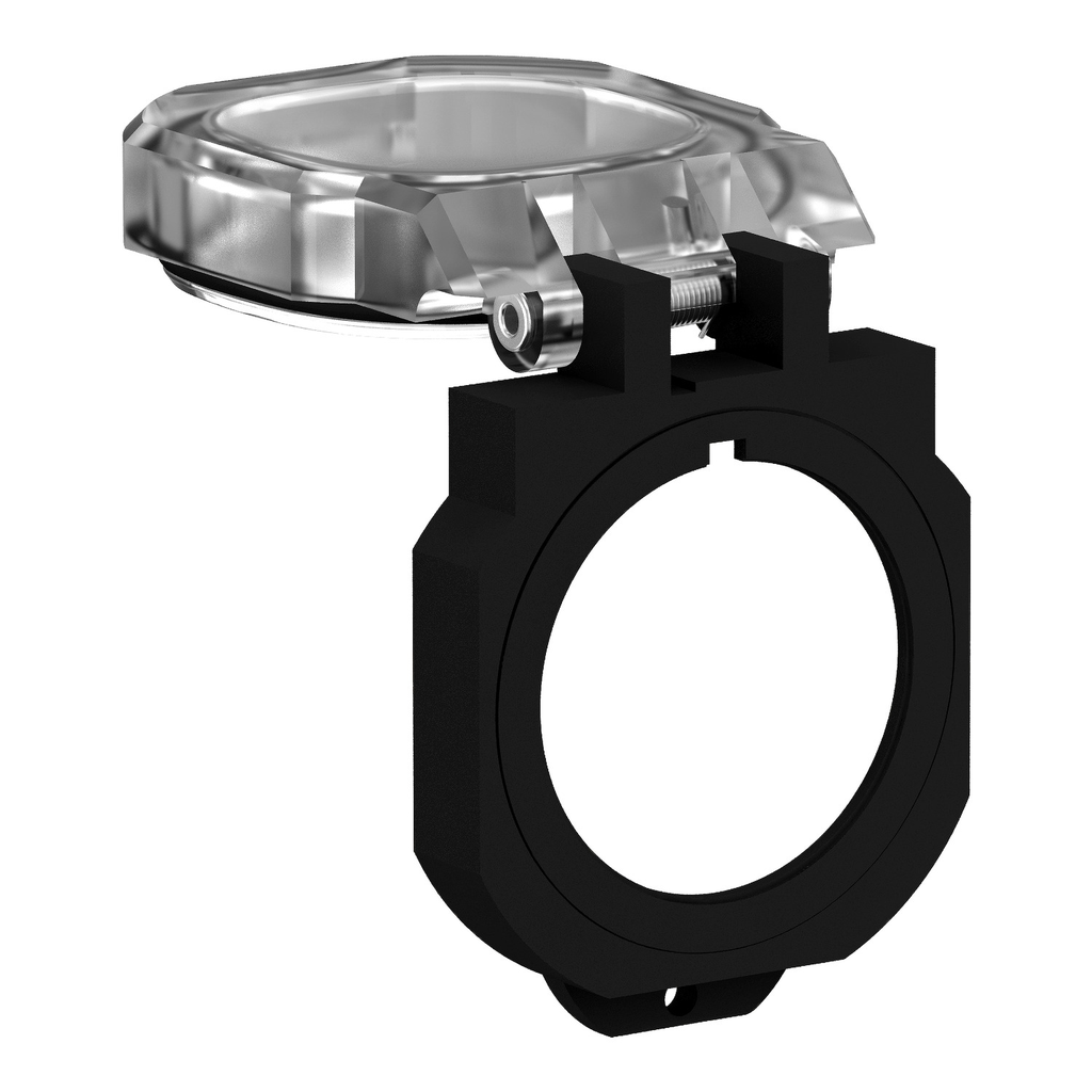 Mayer-DDS-Rigid protection cover, Harmony XB5, plastic, transparent, for RJ45 and USB ports-3