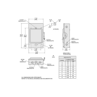 Mayer-DDS-Safety switch, general duty, fusible, 2 pole, 3 wire, 240VAC, 200A, Type 1, with neutral-2