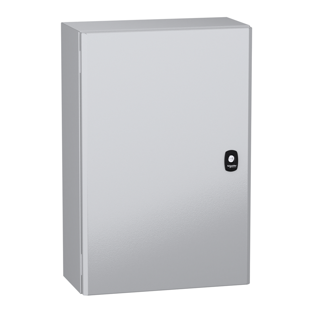 Mayer-DDS-Wall mounted steel enclosure, PanelSeT S3DC, plain door, without plain chasis, 600x400x200mm, IP66, IK10-1