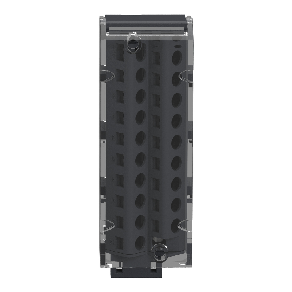 Mayer-DDS-Modicon M340, removable screw clamp terminal block, 20 pins, 1 or 2 x 0.34 to 1.5 mm2-3