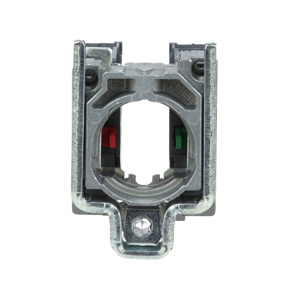 Mayer-DDS-Harmony, 22mm Push Button, XB4B operators, contact block, with mounting collar, 1 NO and 1 NC, screw clamp terminal-2