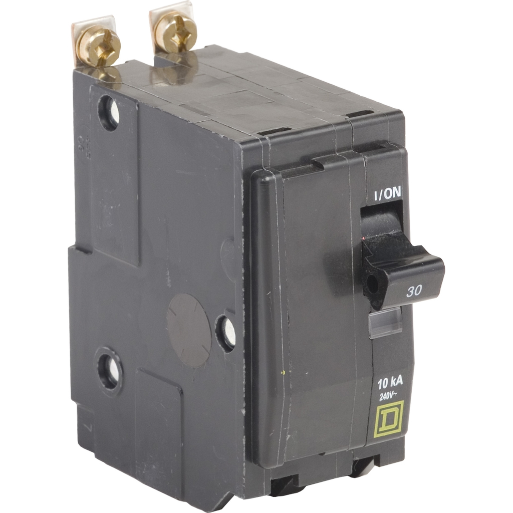 Mayer-DDS-Mini circuit breaker, QO, 30A, 2 pole, 120/240VAC, 10kA, bolt on, 50 deg C-1