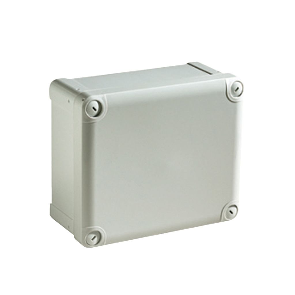 Mayer-DDS-ABS industrial box, PanelSeT TBS, 194x107x241mm, int. 175x100x225mm, high plain cover, IP66, IK07, RAL 7035-1