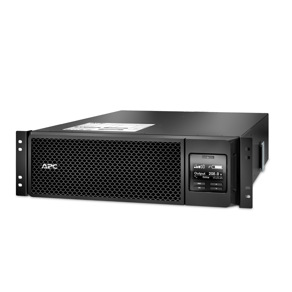 Mayer-DDS-APC Smart-UPS On-Line, 5.4kVA, Rackmount 3U, 208V, 2x L6-20R+2x L6-30R NEMA outlets, Network Card+SmartSlot, Extended runtime, W/ rail kit-1