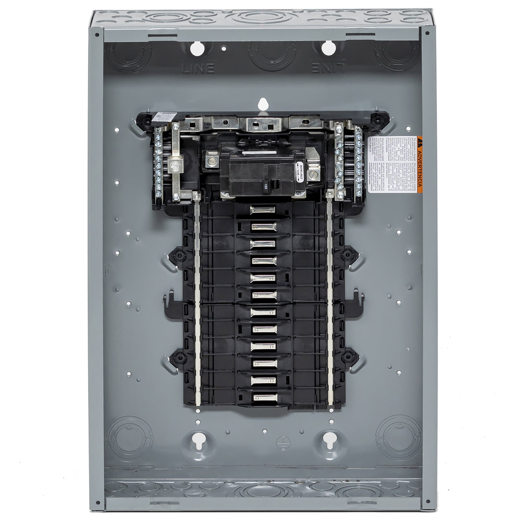 Mayer-DDS-Load center, QO, 1 phase, 24 spaces, 34 circuits, 125A convertible main breaker, PoN, NEMA1-2