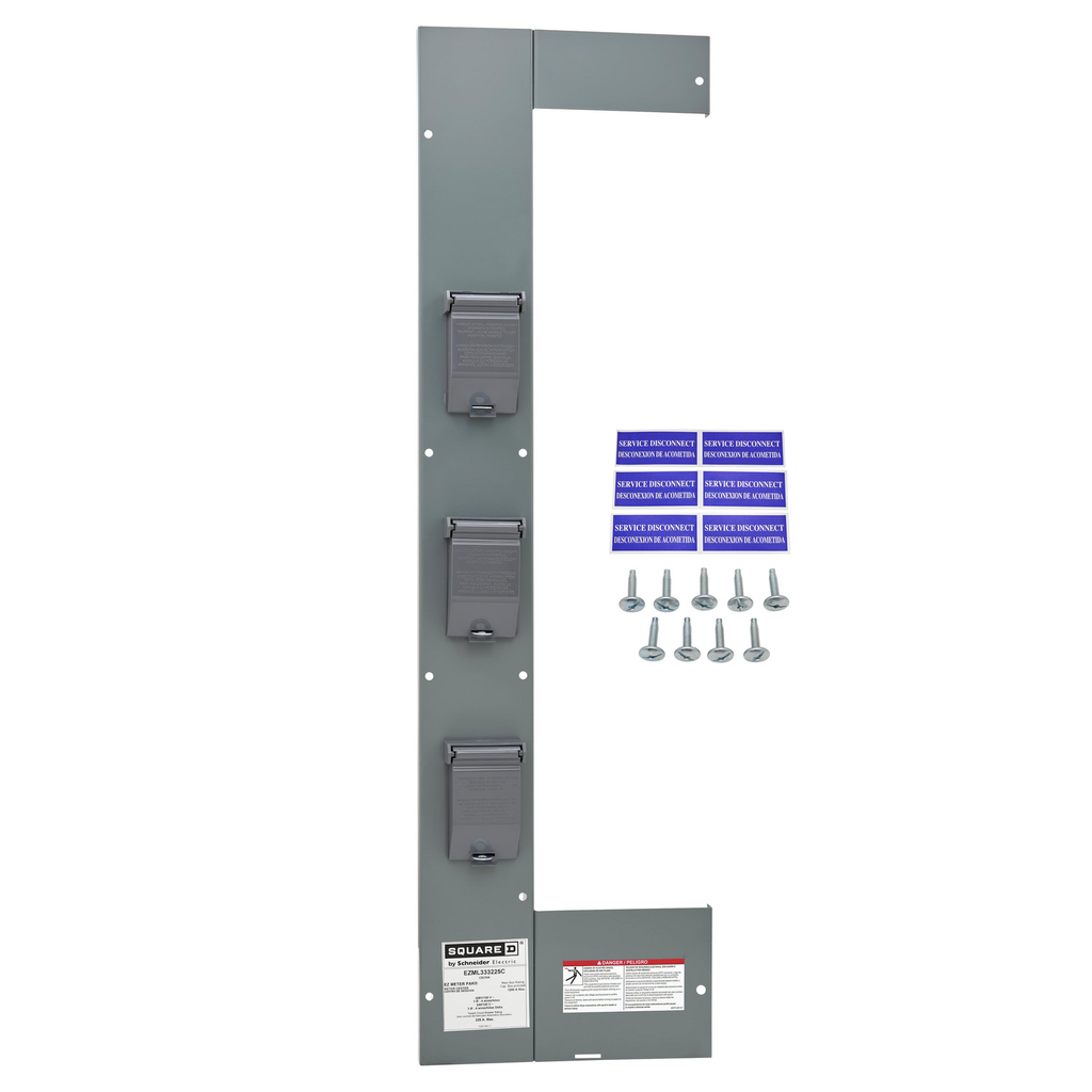 Mayer-DDS-Meter accessory, EZ Meter-Pak, customer compartment cover, EZML333225, labels for EZMR and EZML-2