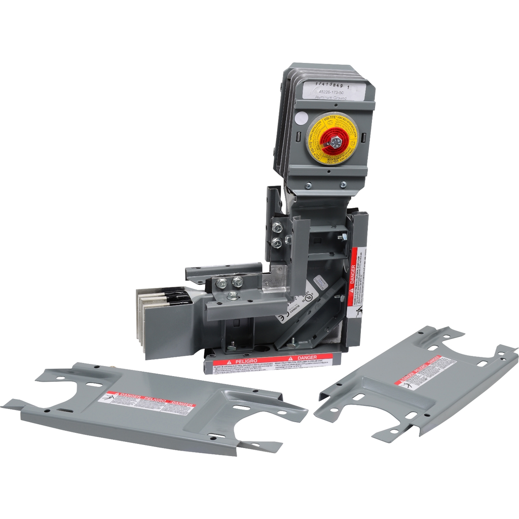 Mayer-DDS-Elbow, I-Line Busway, 1000A, 600VAC, 3 phase, 4 wire, integral ground bus, edge, vert, Al, 11in x 11in [TAA]-1