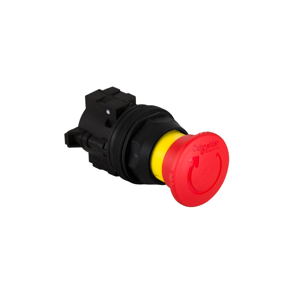 Mayer-DDS-Emergency stop head, Harmony 9001SK, switching off, plastic, red mushroom 40mm, 30 mm, trigger and latching turn to release-1