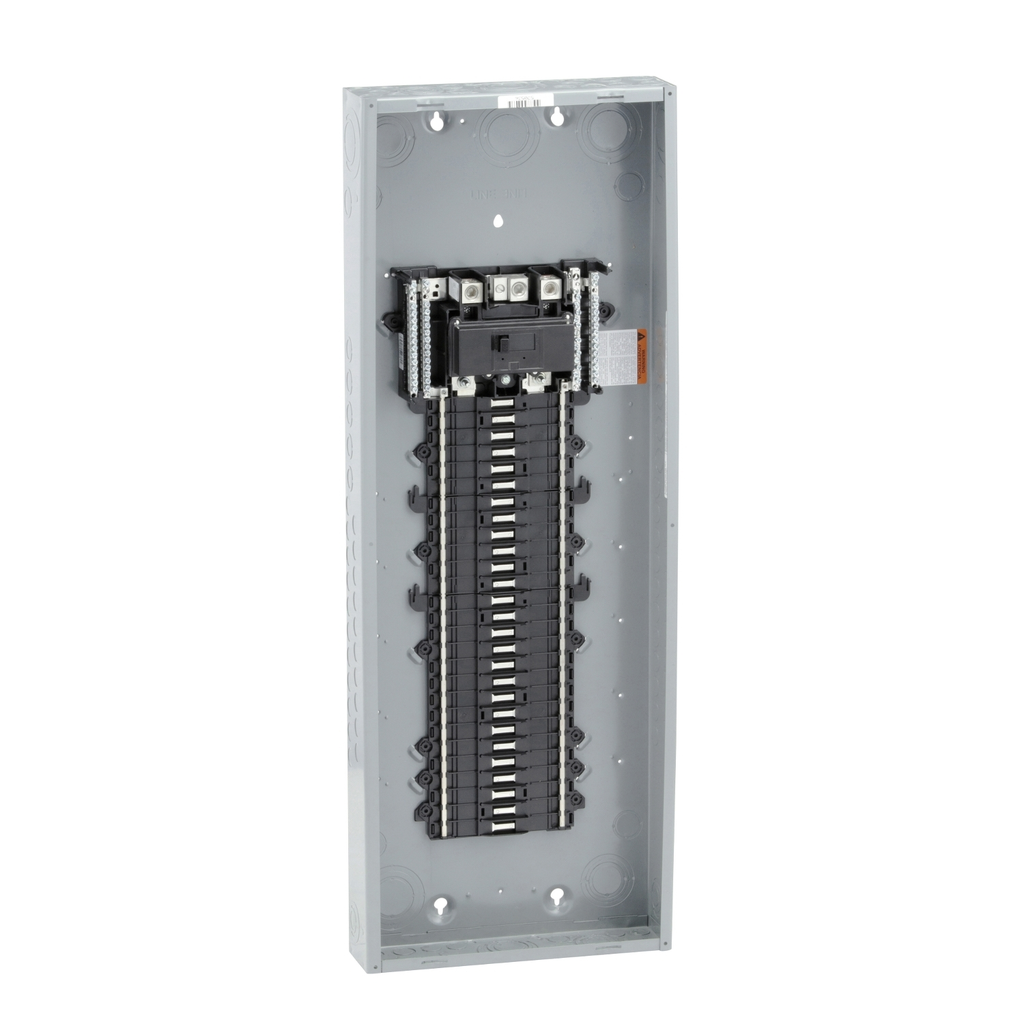 Mayer-DDS-Load center, QO, 1 phase, 54 spaces, 64 circuits, 200A convertible main breaker, PoN, NEMA1-2