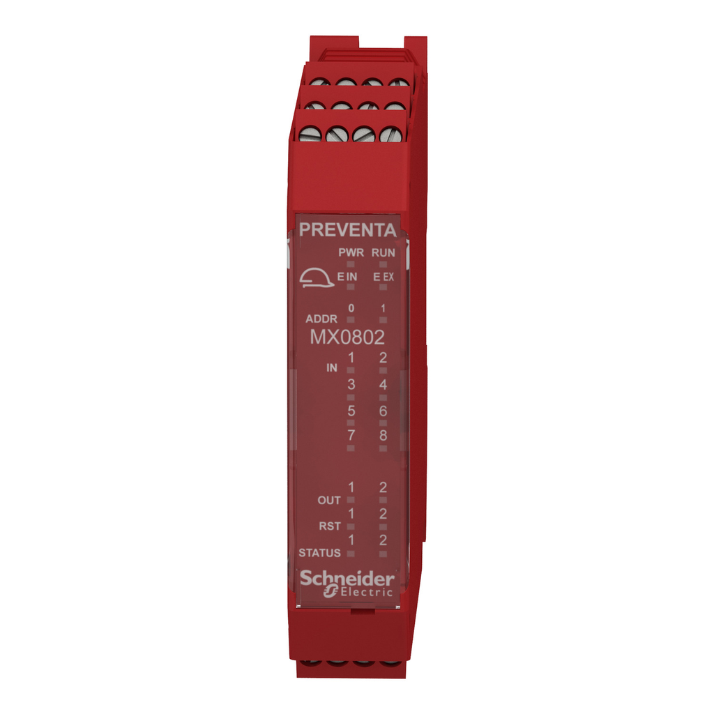 Mayer-DDS-expansion module, Modicon MCM, 8 inputs 2 output pairs, screw-3