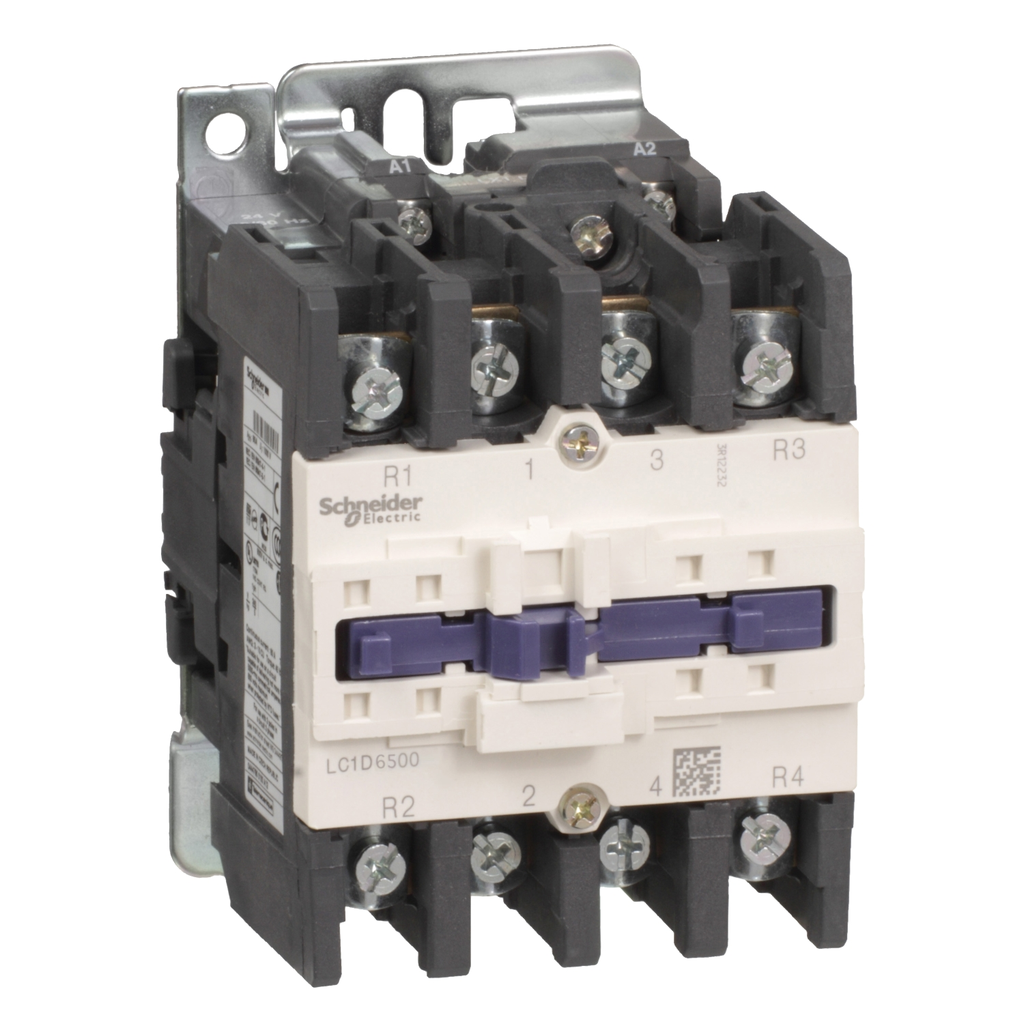 Mayer-DDS-IEC contactor, TeSys Deca, nonreversing, 80A resistive, 4 pole, 2 NO and 2 NC, 240VAC 50/60Hz coil, open style-2