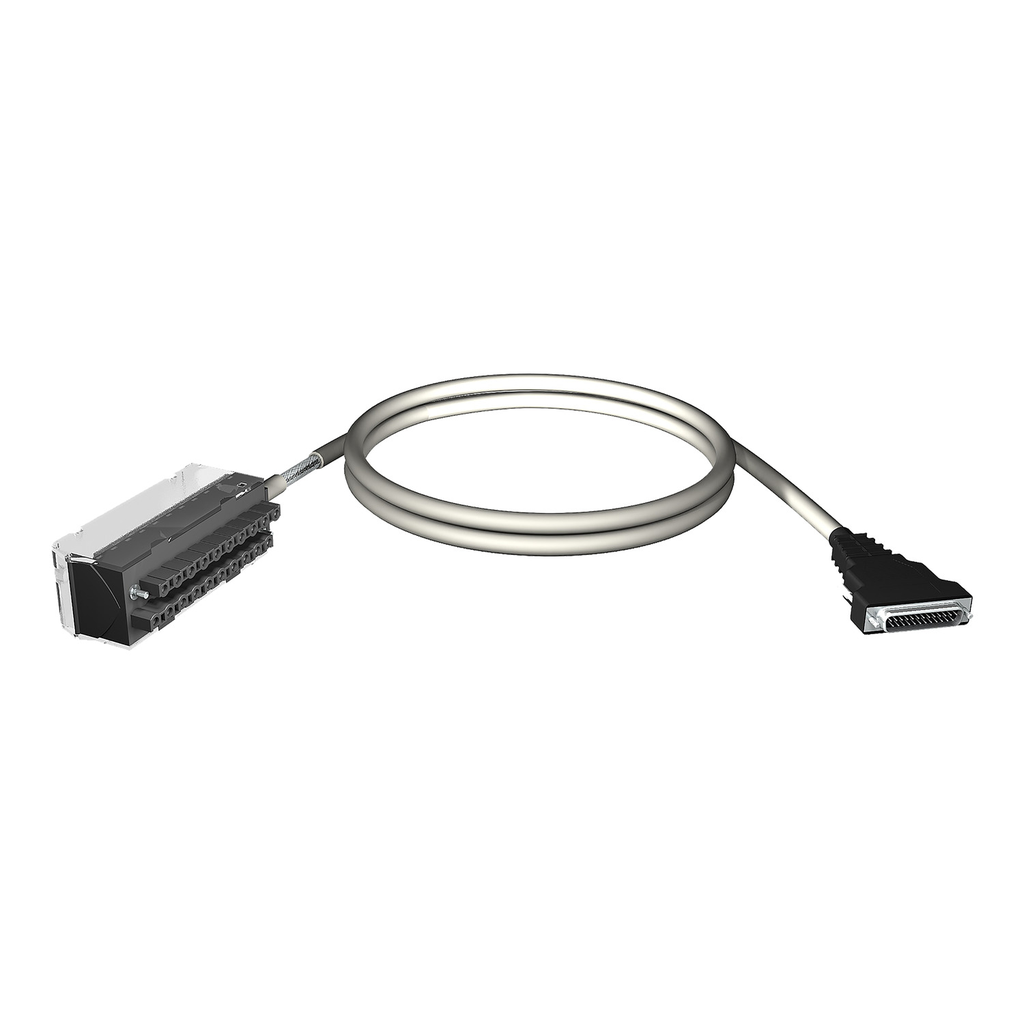 Mayer-DDS-cord set, Modicon X80, 20-way terminal, SUB-D25 connector, 1.5m-1