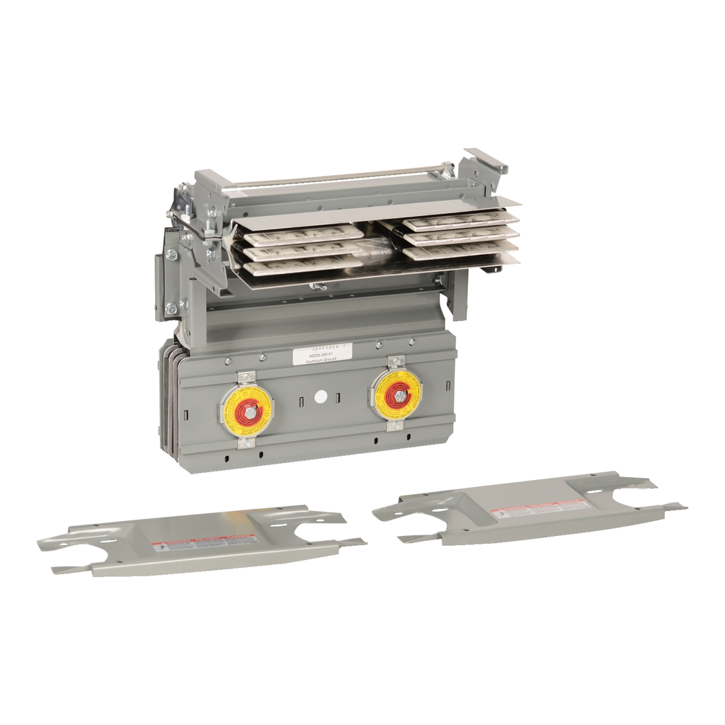 Mayer-DDS-Elbow, I-Line Busway, 2500A, 600VAC, 3 phase, 3 wire, integral ground bus, edge, vert, Al, 11in x 11in [TAA]-1