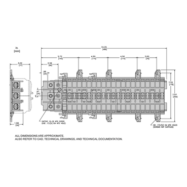 Mayer-DDS-Load center interior, QO, mounting base, 3 phase, 42 spaces, 225A main lugs, OEM-2