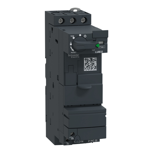 LUB32 - Power base, TeSys Ultra, 32 A, screw clamps control
