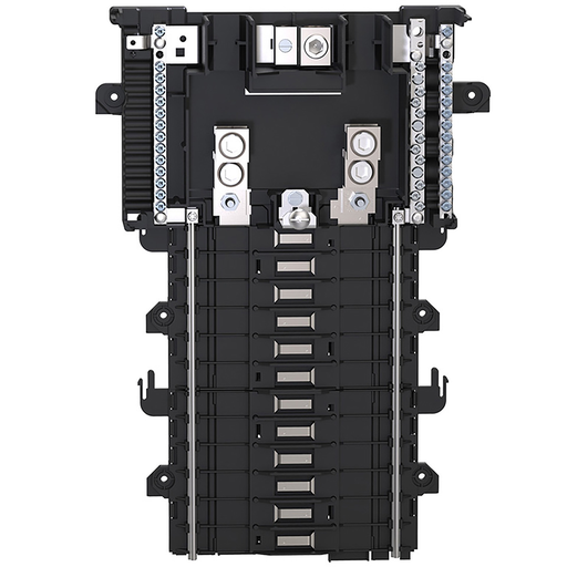 Mayer-DDS-Load center interior, QO, mounting base, 1 phase, 24 spaces, 200A main lugs, PoN, double lugs, OEM-2