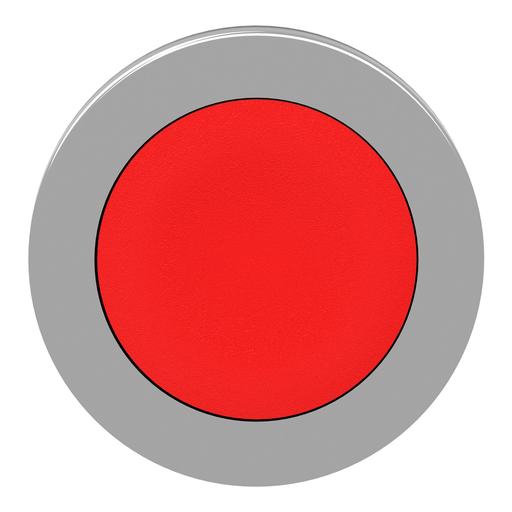 Mayer-DDS-Flush mounted push button head, Harmony XB4, metal, red, 30mm, spring return, unmarked-2