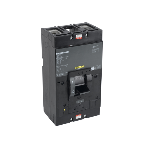 Mayer-DDS-Circuit breaker, LA, 400A, 2 pole, 600VAC, 22kA, 250VDC, 10kA, lugs, thermal magnetic, short handle-2