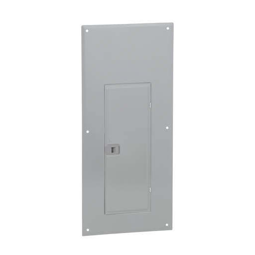 QOC40UF - Replacement cover, QO, for 40 space load center, flush, gray