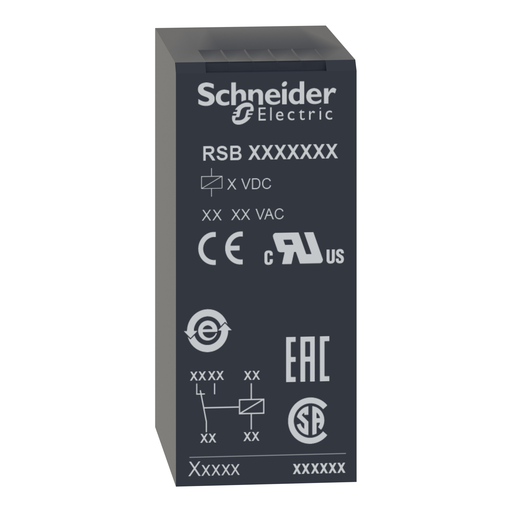 Mayer-DDS-interface plug-in relay, Harmony electromechanical relays, 12A, 1CO, 24V AC-2