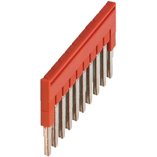 Mayer-DDS-Plug-in bridge, Linergy TR, 10 points, for 2.5mm² terminal blocks, red, 10 way, set of 10-1