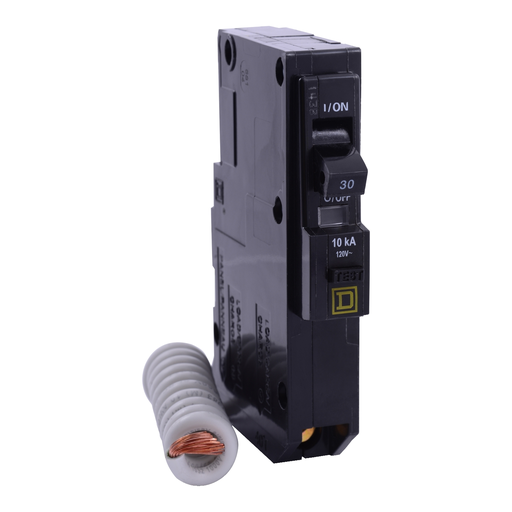 Mayer-DDS-Mini circuit breaker, QO, 30A, 1 pole, 120VAC, 10kA, plug in, 30mA grd fault B [TAA]-2