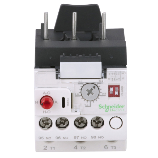 Mayer-DDS-Overload relay, TeSys LRD, motor protection, 0.4A to 2A, 3 phase, withstand 6kV impulse, 2kV surge, electronic thermal-2