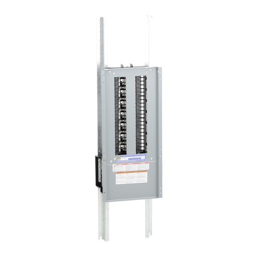 NQ442L4C - Panelboard interior, NQ, main lugs, 400A, Cu bus, 42 pole spaces, 3 phase, 4 wire, 240VAC, 48VDC