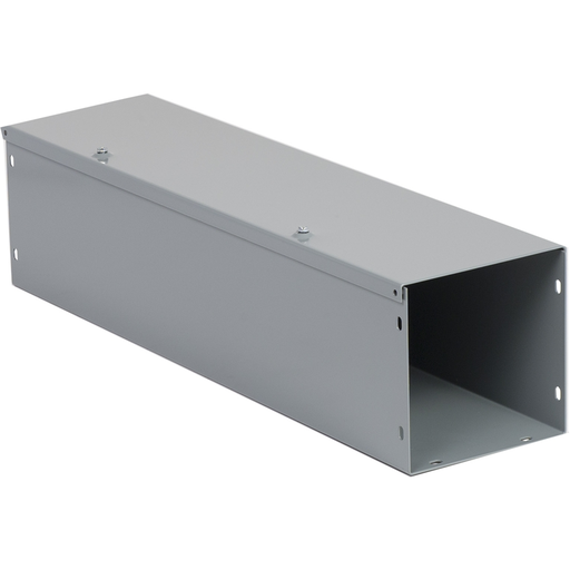 Mayer-DDS-Wireway, Square-Duct, 6 inch by 6 inch, 2 feet long, hinged cover, N1 paint, NEMA 1-1