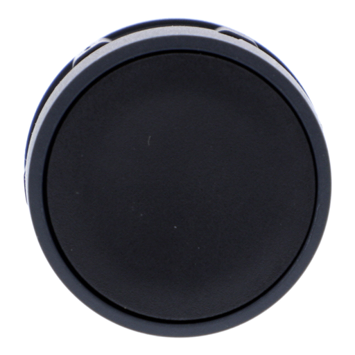 Mayer-DDS-Monolithic push button, Harmony XB7, plastic, black, 22mm, spring return, unmarked, 1NO-2