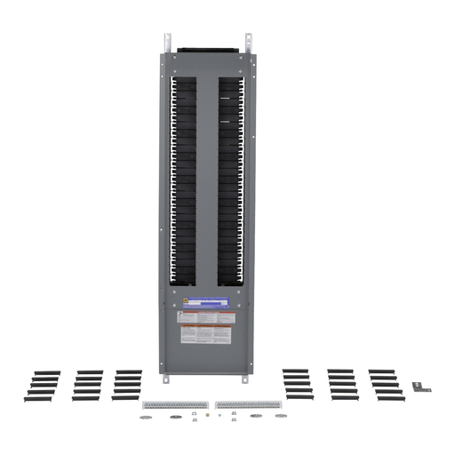 Mayer-DDS-Panelboard interior, NF, main lugs, 250A, Al bus, 54 pole spaces, 3 phase, 4 wire, 600Y/347VAC max-2