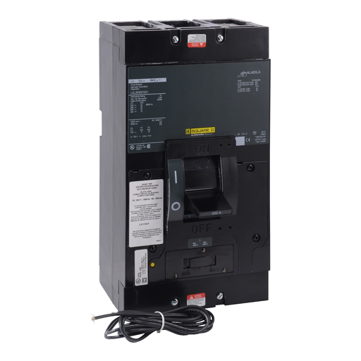 Mayer-DDS-Circuit breaker, LA, 300A, 3 pole, 600VAC, 22kA, 250VDC, 10kA, I-Line, thermal magnetic, shunt trip-1