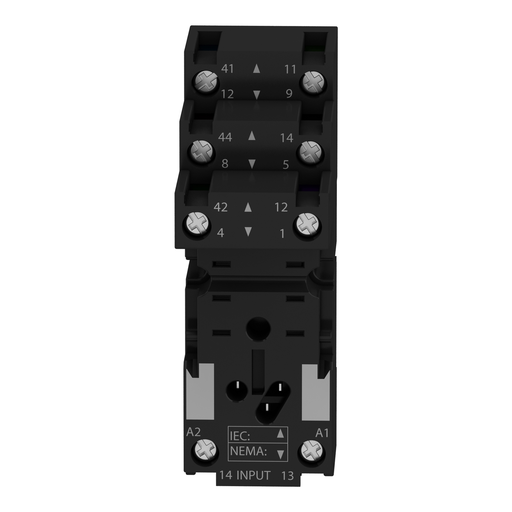 Mayer-DDS-socket, Harmony Electromechanical Relays, for RXM2 relays, screw connec to rs, separate contact-3