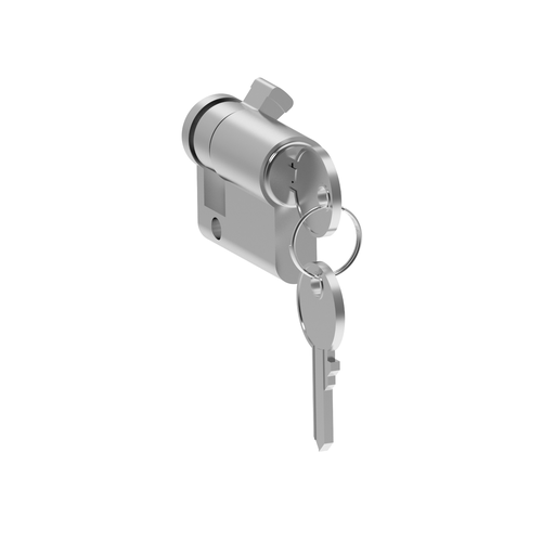 Mayer-DDS-barrel and key 1242E for retractable handle of 3 point lock PLM or PLD-1