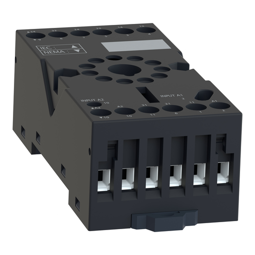Mayer-DDS-socket, Harmony Electromechanical Relays, for RUMC3 relays, 10A, screw connec to rs, mixed contact-2