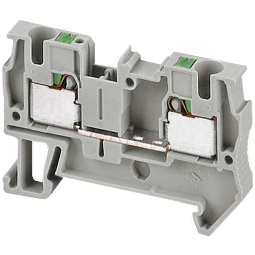 Mayer-DDS-Terminal block, Linergy TR, push-in type, feed through, 2 points, 4mm², grey, set of 50-1
